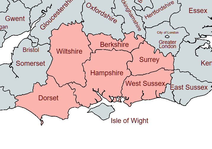 Renown Property Service Area - Hampshire and Surrounding Counties